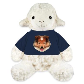 niedliche designs baby, langhaar colliewelpe - MiniFeet® Schaf Annika - French Navy - Vorne