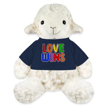 Liebe Statement Rechte Homosexueller Stolz Pride - MiniFeet® Schaf Annika - French Navy - Vorne
