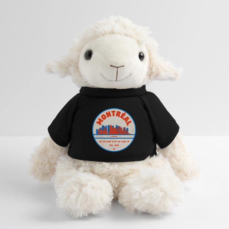 Montréal Canada Skyline Emblem Design MiniFeet® Sheep Annika