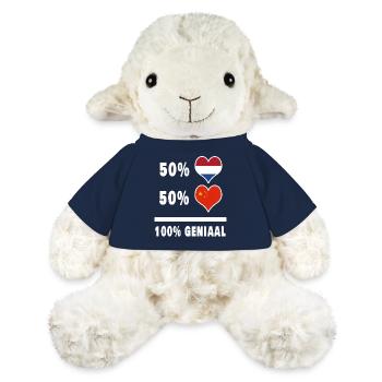 Chine et Pays-Bas 100% Genius Flag - Mouton en peluche Annika MiniFeet® - bleu marine - Devant