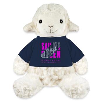 Reine de la voile - Mouton en peluche Annika MiniFeet® - bleu marine - Devant