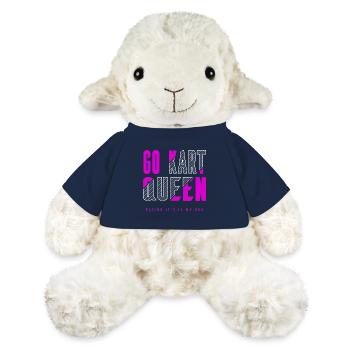 Allez Kart Queen - Mouton en peluche Annika MiniFeet® - bleu marine - Devant