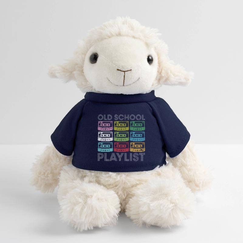 Rainbow Cassette Grid Print MiniFeet® Sheep Annika