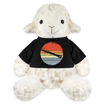 Vintage Clarinet Drawing - MiniFeet® Sheep Annika - black - Front