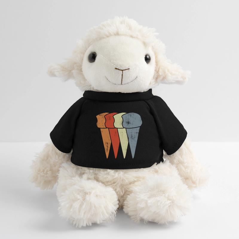 Cornets de crème glacée vintage Mouton en peluche Annika MiniFeet®