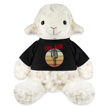 Micro à l’antenne - Mouton en peluche Annika MiniFeet® - noir - Devant
