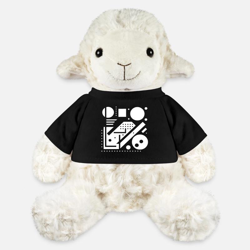 Geometric Abstraction Look - MiniFeet® Sheep Annika - black