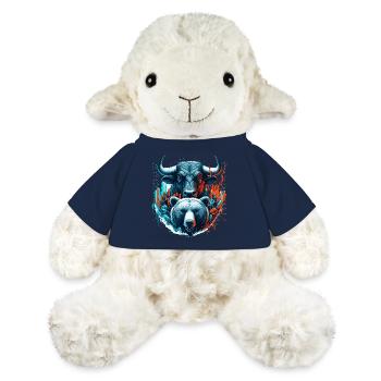 Finance Taurus Bear Stock Market Wall Street Gift - MiniFeet® Sheep Annika - french navy - Front