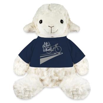Lifes better on two wheels - lines and gravel bike - MiniFeet® Sheep Annika - french navy - Front