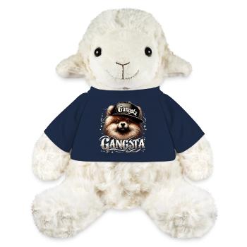 Petit cadeau de chien Spitz Gangsta Gangster - Mouton en peluche Annika MiniFeet® - bleu marine - Devant