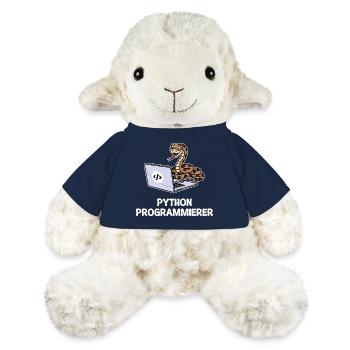 Développeur Coden Statement Programmeur informatique - Mouton en peluche Annika MiniFeet® - bleu marine - Devant