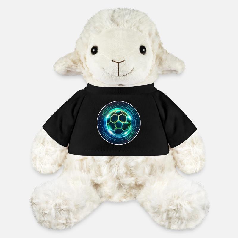 Neon Football Tech Emblem - MiniFeet® Sheep Annika - black