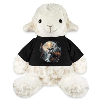 Cerf mystique dans la forêt de nuages / Costume traditionnel / Chasse - Mouton en peluche Annika MiniFeet® - noir - Devant