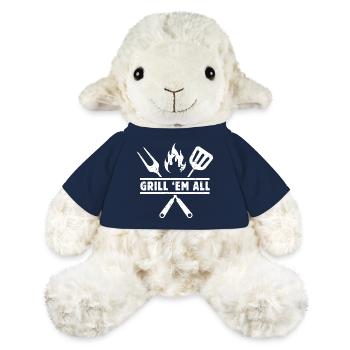 Grill’am all - Mouton en peluche Annika MiniFeet® - bleu marine - Devant