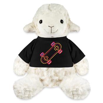 Skateboard Cartoon Look - Mouton en peluche Annika MiniFeet® - noir - Devant