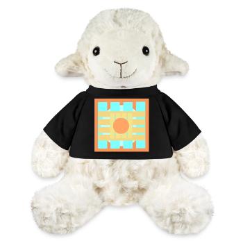 Conception de motifs de jeux de couleurs - Mouton en peluche Annika MiniFeet® - noir - Devant