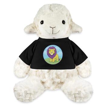 Lion mignon Kawaii dessin animé Clipart Animal de compagnie - Mouton en peluche Annika MiniFeet® - noir - Devant