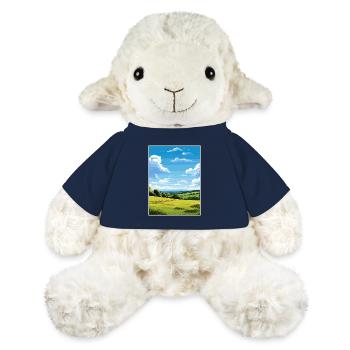 Blackdown Hills Aonb Reiseposter Souvenir WPA - MiniFeet® Schaf Annika - French Navy - Vorne