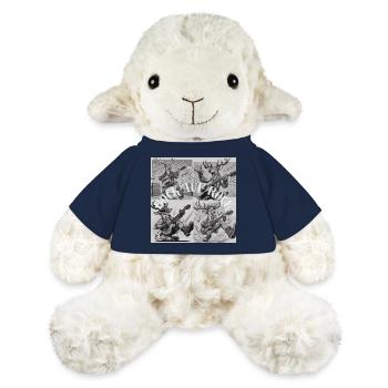 Rudolph's Rock Band Illustration - MiniFeet® Sheep Annika - french navy - Front
