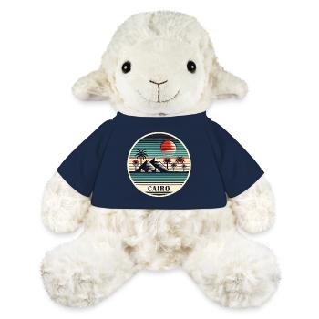 Le Caire, Égypte, Pyramides, Désert - Mouton en peluche Annika MiniFeet® - bleu marine - Devant