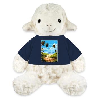Biscanye Nationalpark Reiseposter Souvenir WPA - MiniFeet® Schaf Annika - French Navy - Vorne