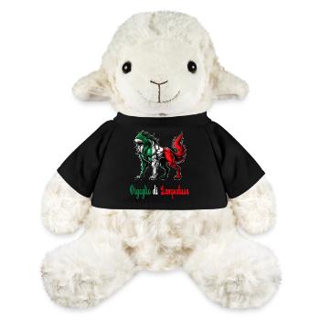 Le drapeau italien de la fierté de Lampedusa - Mouton en peluche Annika MiniFeet® - noir - Devant