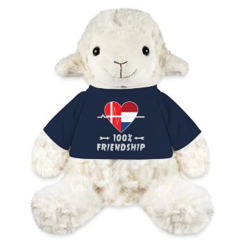 Le Danemark et les Pays-Bas : amitié à 100 % - Mouton en peluche Annika MiniFeet® - bleu marine - Devant