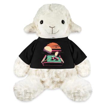 Billard des années 90 - Mouton en peluche Annika MiniFeet® - noir - Devant