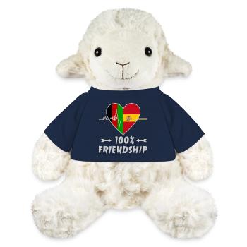 L'Afghanistan et l'Espagne : amitié à 100 % - Mouton en peluche Annika MiniFeet® - bleu marine - Devant