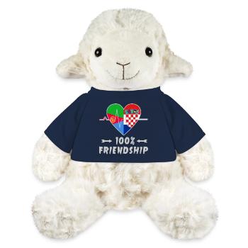 100 % amitié entre l'Érythrée et la Croatie - Mouton en peluche Annika MiniFeet® - bleu marine - Devant
