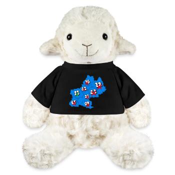 Région Midi-Pyrénées - Mouton en peluche Annika MiniFeet® - noir - Devant