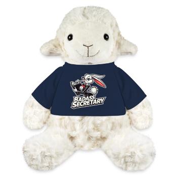 Knallharte Sekretärin Häsin witzig Geschenk - MiniFeet® Schaf Annika - French Navy - Vorne