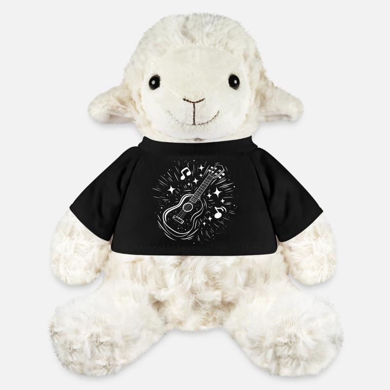 Ukulele Drawing - MiniFeet® Sheep Annika - black