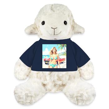 Woman on the beach with classic car - MiniFeet® Sheep Annika - french navy - Front