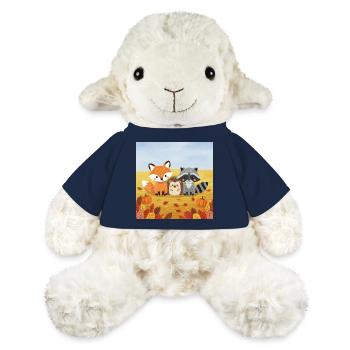 Herbstliches Waldtier-Trio - MiniFeet® Schaf Annika - French Navy - Vorne