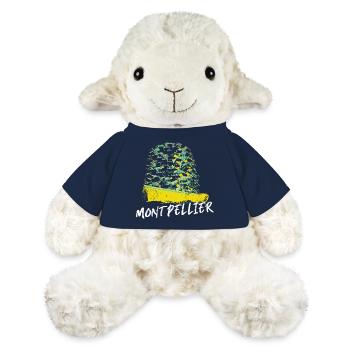 Montpellier Couleurs Dynamiques en architecture - Mouton en peluche Annika MiniFeet® - bleu marine - Devant