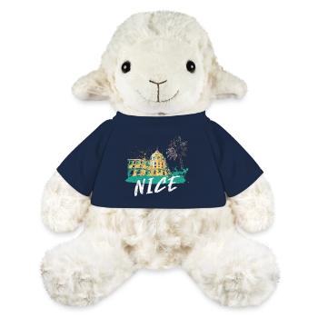 Nice Architecture sur la Promenade des Anglais - Mouton en peluche Annika MiniFeet® - bleu marine - Devant