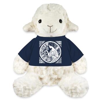 Conception de courtepointe – Créativité et artisanat - Mouton en peluche Annika MiniFeet® - bleu marine - Devant