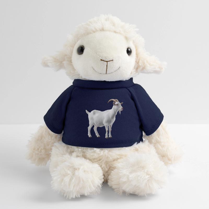 White Mountain Goat Portrait MiniFeet® Sheep Annika