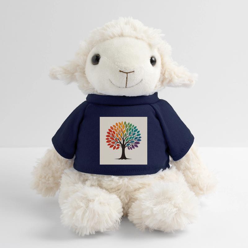 Illustration de l’arbre arc-en-ciel Mouton en peluche Annika MiniFeet®