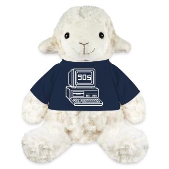 Retro 90s Console Pixel Art - MiniFeet® Sheep Annika - french navy - Front