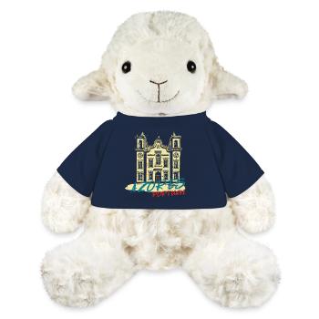 Typische Azorenkirche Illustration Portugal - MiniFeet® Schaf Annika - French Navy - Vorne