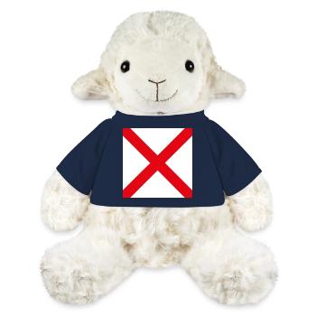 I_Require_Assistance_Flag - Mouton en peluche Annika MiniFeet® - bleu marine - Devant