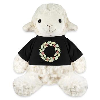 Holly Wreath - MiniFeet® Sheep Annika - black - Front