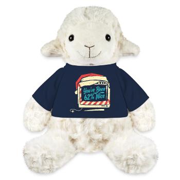 Tech Santa Claus AI Humor Sarcastic Gift - MiniFeet® Sheep Annika - french navy - Front