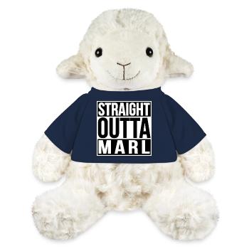 Tout droit sorti de la marne - Mouton en peluche Annika MiniFeet® - bleu marine - Devant