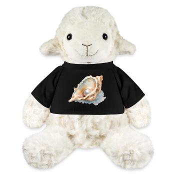Watercolor Seashell with Pearl - MiniFeet® Sheep Annika - black - Front