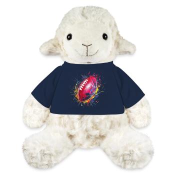 Football - Mouton en peluche Annika MiniFeet® - bleu marine - Devant
