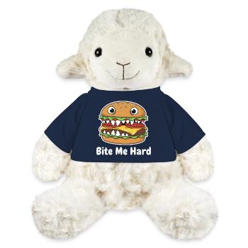 Bite Me Hard Cartoon Burger - MiniFeet® Schaf Annika - French Navy - Vorne