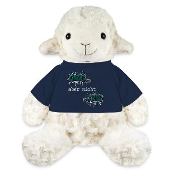 Einzig… aber nicht …artig Einzigartig Spruch - MiniFeet® Schaf Annika - French Navy - Vorne